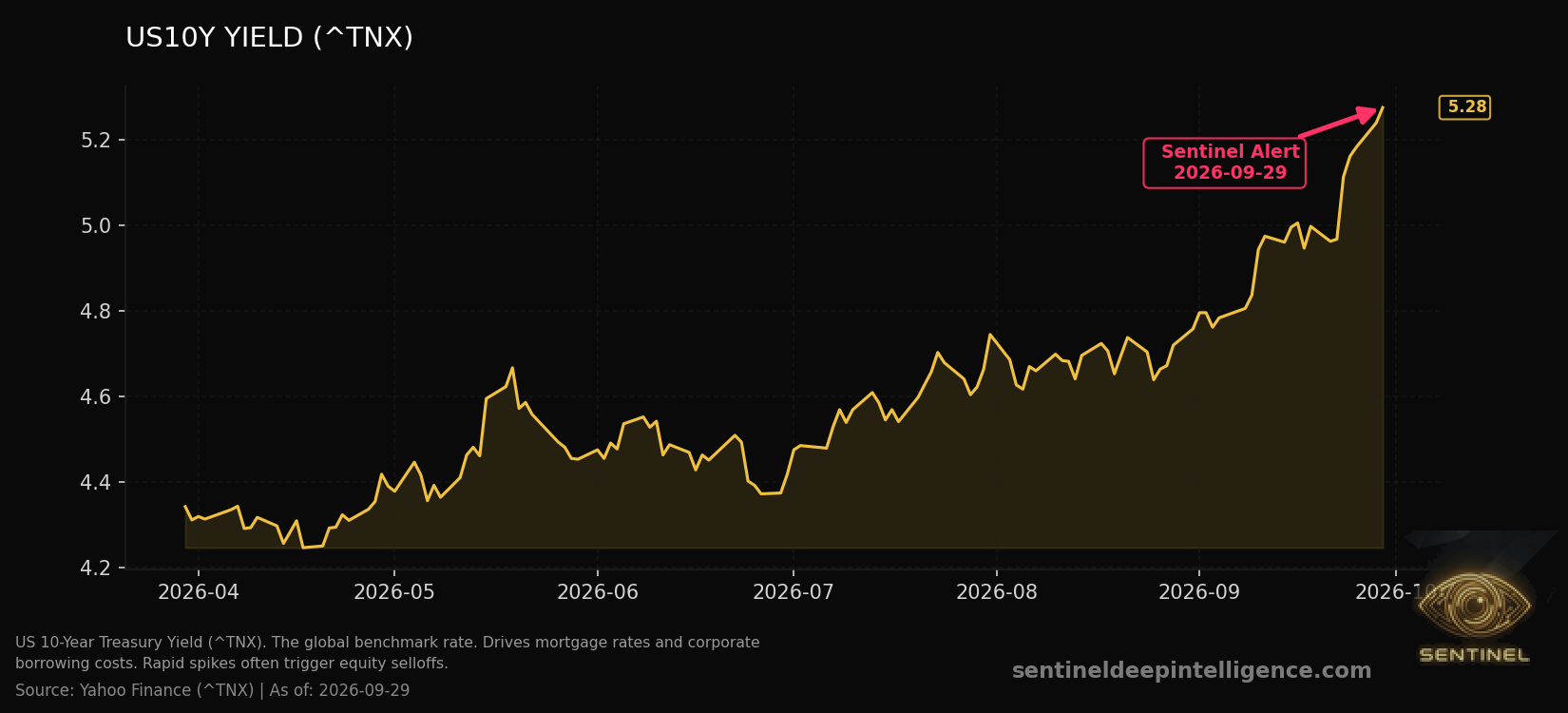 Us10Y Yield chart
