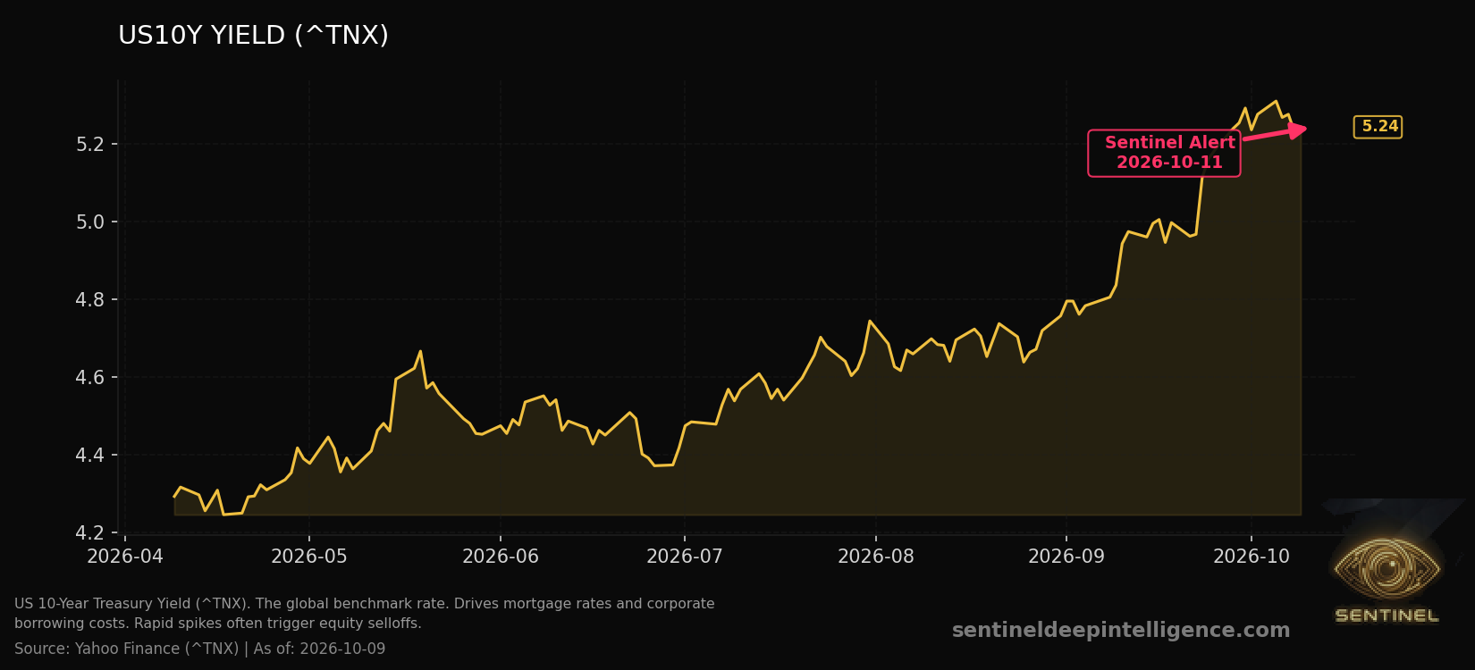 Us10Y Yield chart